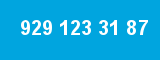 929 123 31 87